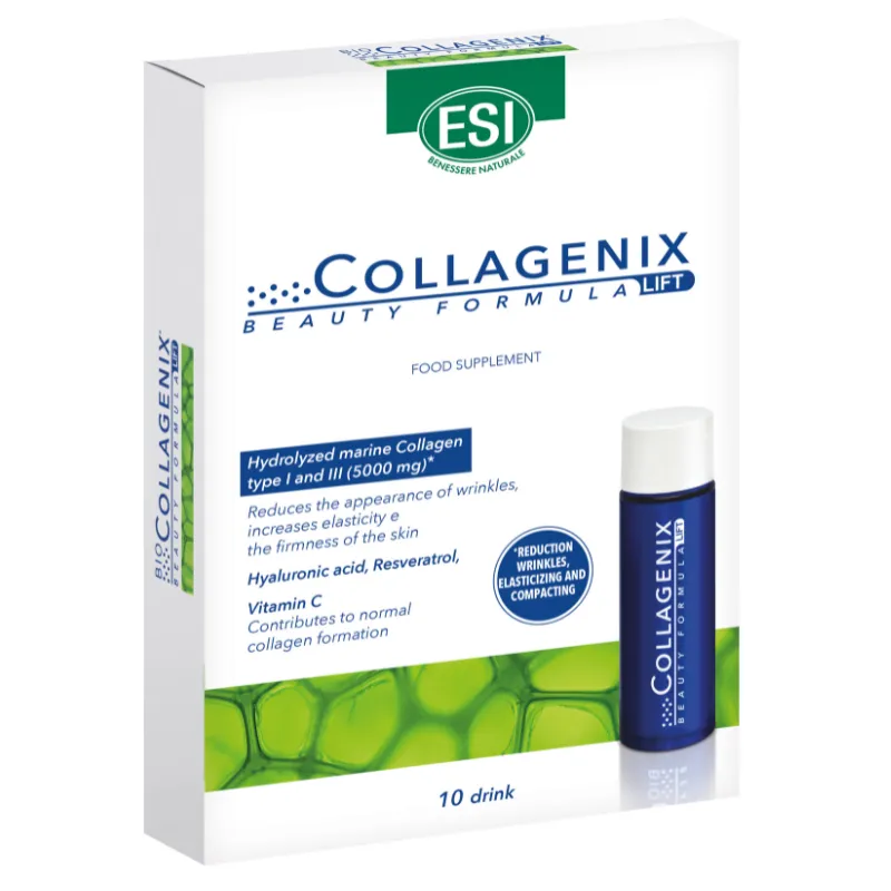 Biocollagenix Collagen Drink, 30 ml (10 Pcs) - Anti-Aging Formula with Antioxidants, Vit C, Zinc & Copper, Reduces Wrinkles, Hydrates & Improves Tone, Supports Elasticity, Fights Oxidative Stress