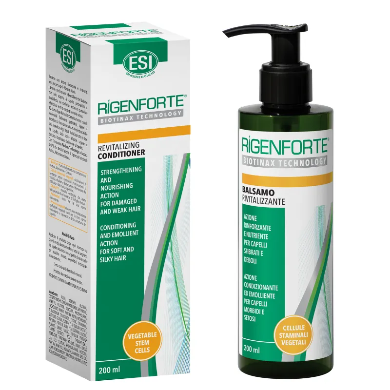 Rigenforte Revitalizing Conditioner with Biotinax Technology, 200 ml- Strengthens & Nourishes Damaged Hair, Softens Texture, Promotes Hair Growth & Shine, Reduce Breakage & Improves Manageability