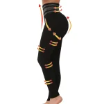 ankom Patent Full Lenght Activewear Leggings With Lace in Dubai, Best shapewear, vests, bra in uae. fashion for women