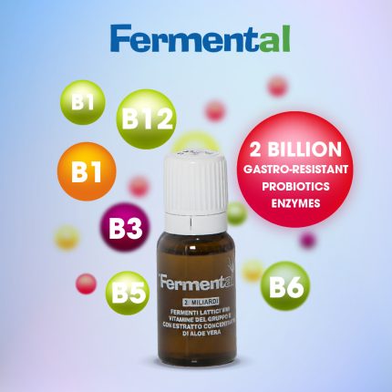 Fermental Max Mini Drink | Probiotic & B-Vitamin Supplement | Gut Health & Digestion Support | Relieves Bloating & Improves Bowel Function | Restores Flora After Antibiotics | With Live Probiotics