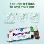 Fermental Max Mini Drink | Probiotic & B-Vitamin Supplement | Gut Health & Digestion Support | Relieves Bloating & Improves Bowel Function | Restores Flora After Antibiotics | With Live Probiotics